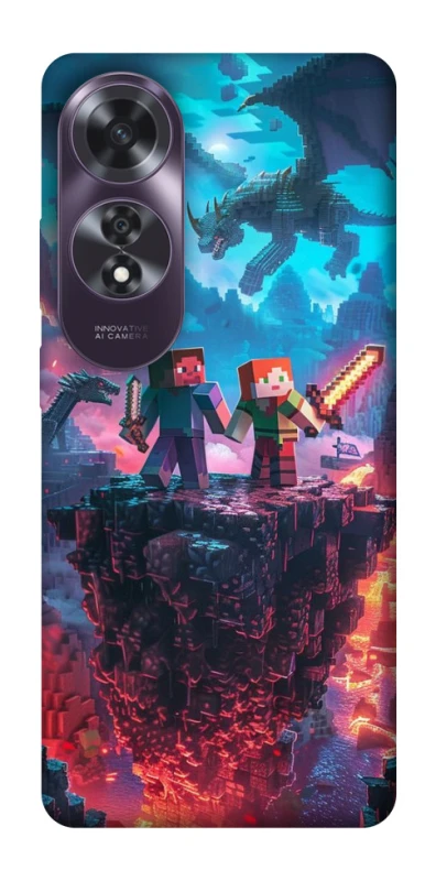 Чохол на Oppo A60 Minecraft v3 фото 1 з 1