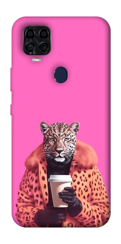 Чохол на ZTE Blade v2020 Леопард з кавою фото 1 з 1