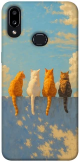 Чехол на Samsung Galaxy A10s cats on wall фото 1 из 1