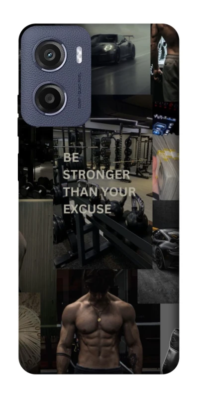 Чехол на Motorola Moto E15 Be stronger фото 1 из 1