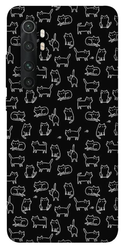 Чохол на Xiaomi Mi Note 10 Lite Black Cats фото 1 з 1