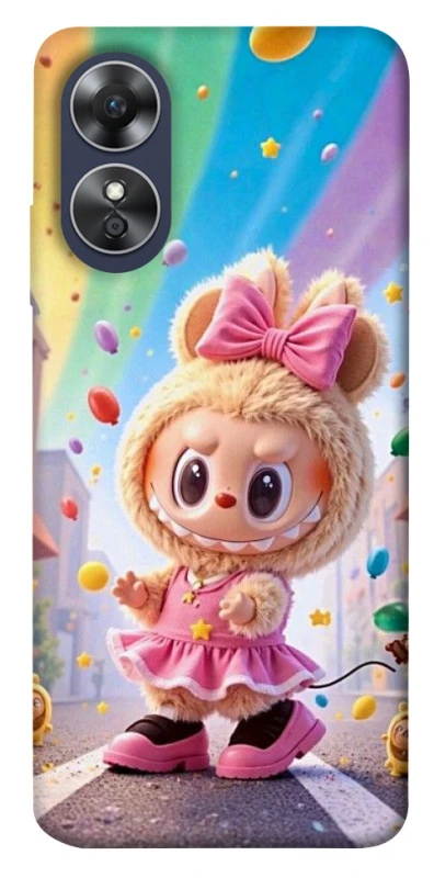 Чехол на Oppo A17 Labubu rainbow фото 1 из 1