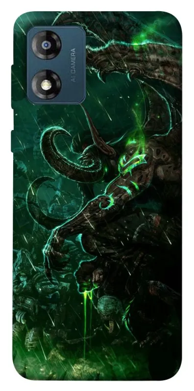 Чехол на Motorola Moto E13 Warcraft Illidan v2 фото 1 из 1