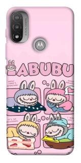Чохол на Motorola Moto E20 Labubu Dreams Collage фото 1 з 1