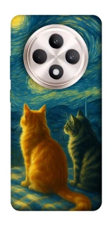 Чехол на Oppo Reno 12 F 4G/5G Cats under the stars фото 1 из 1