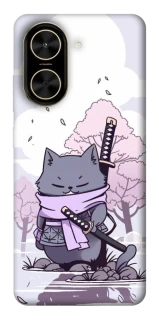 Чохол на Xiaomi Poco C71 Samurai cat фото 1 Чохол на Xiaomi Poco C71 Samurai cat фото 1 з 1