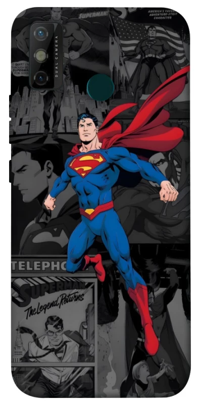 Чохол на TECNO Spark 6 Go superman comics фото 1 з 1