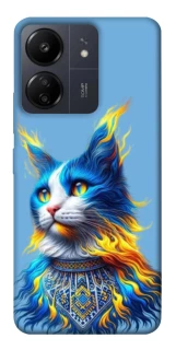 Чохол на Xiaomi Redmi 13C Кіт патріот фото 1 з 1