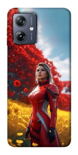 Чехол на Motorola Moto G54 Cyber space girl ver.5 фото 1 из 1