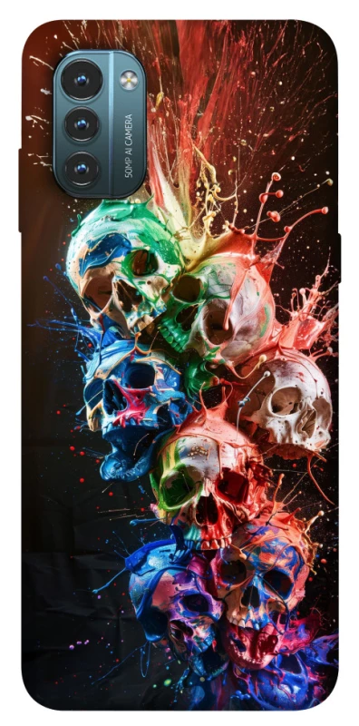 Чохол на Nokia G21 Skulls фото 1 з 1