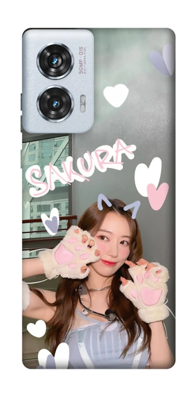 Чохол на Motorola Edge 50 Fusion Sakura - LE SSERAFIM фото 1 з 1