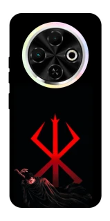 Чехол на TECNO Spark 30C Berserk Red Logo фото 1 из 1