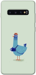 Чохол на Samsung Galaxy S10+ Голуб-детектив фото 1 з 1