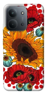 Чохол на Xiaomi Redmi 15C (EU) Соняшники та маки фото 1 з 1