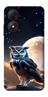 Чехол на ZTE Blade A34 4G Cyber ​​owl фото 1 из 1