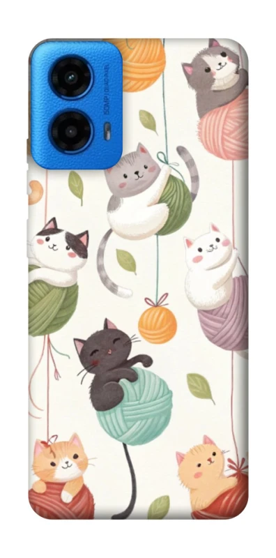 Чохол на Motorola Moto G45 Funny Kittens фото 1 з 1