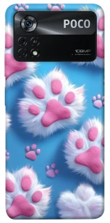 Чохол на Xiaomi Poco X4 Pro 5G Cat paw фото 1 з 1