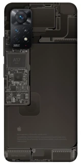 Чехол на Xiaomi Redmi Note 12 Pro 4G iPhone 17 фото 1 из 1