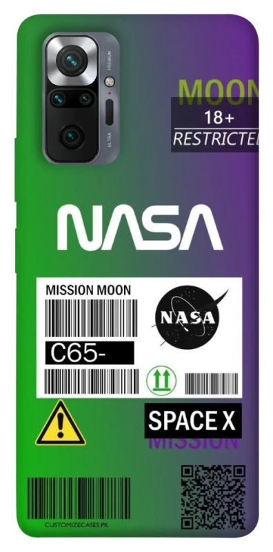 Чохол на Xiaomi Redmi Note 10 Pro NASA ver.2 фото 1 з 1