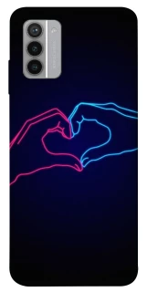 Чохол на Nokia G42 Neon love фото 1 з 1