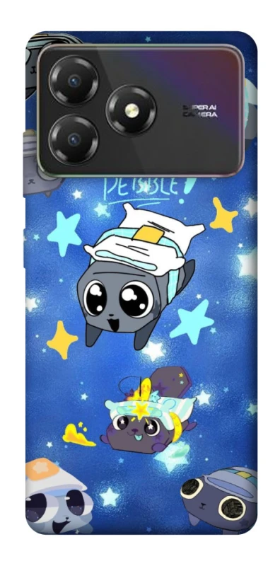 Чехол на ZTE Blade A36 Pebble kitten stars фото 1 из 1