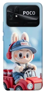 Чохол на Xiaomi Poco C40 Labubu in the car фото 1 з 1