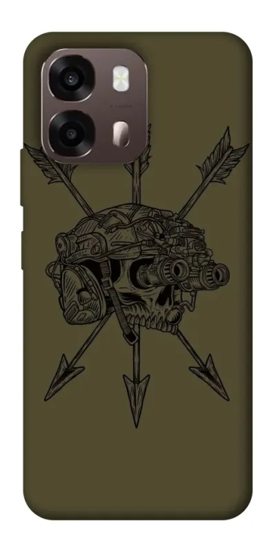 Чохол на Oppo A6 Mil skull фото 1 з 1