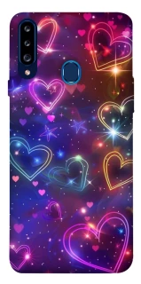 Чехол на Samsung Galaxy A20s Drawn hearts фото 1 из 1