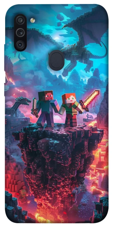 Чохол на Samsung Galaxy M11 Minecraft v3 фото 1 з 1