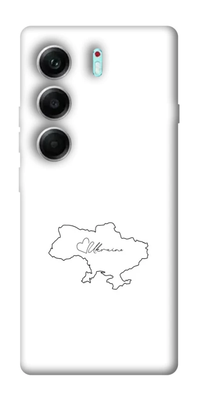 Чохол на Tecno Camon 40 Pro 5G Ukraine map фото 1 з 1