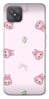 Чохол на Oppo A92s Labubu Flower фото 1 з 1