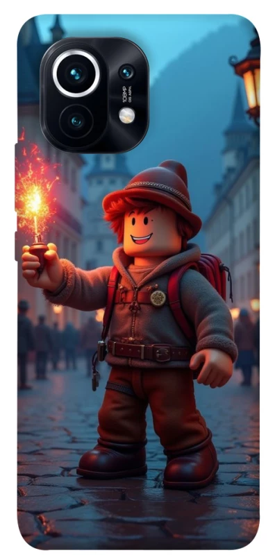 Чохол на Xiaomi Mi 11 Roblox Fire Logo Blue Flames фото 1 з 1