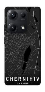 Чехол на Xiaomi Redmi Note 14S Chernihiv map фото 1 из 1