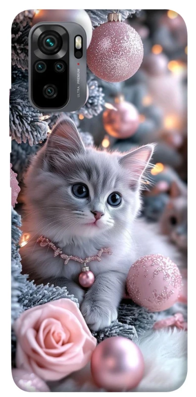 Чохол на Xiaomi Redmi Note 10 / Note 10s Christmas Kitty фото 1 з 1