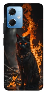 Чохол на Xiaomi Poco X5 5G Вогняний кіт фото 1 з 1