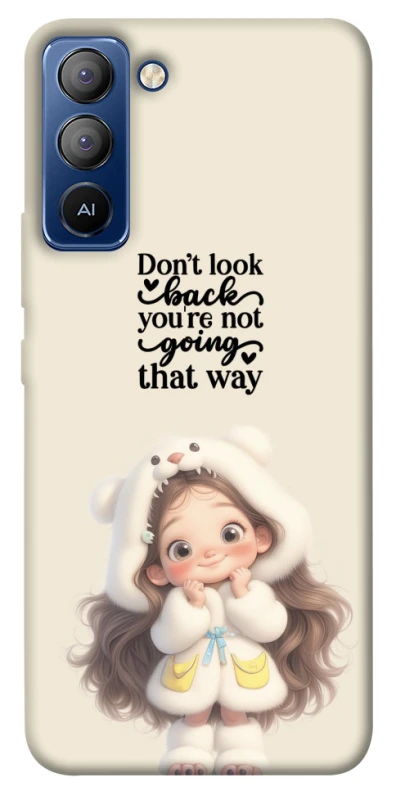 Чехол на TECNO Pop 5 LTE Don't look back фото 1 из 1