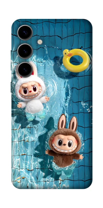 Чохол на Samsung Galaxy S25 Labubu in the pool фото 1 з 1