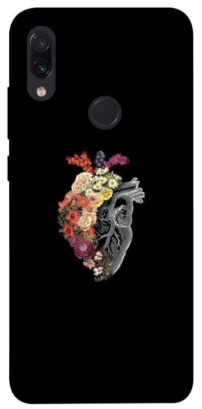 Чохол на Xiaomi Redmi Note 7 / Note 7 Pro / Note 7s Heart with flowers фото 1 з 1