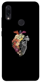 Чохол на Xiaomi Redmi Note 7 / Note 7 Pro / Note 7s Heart with flowers фото 1 з 1