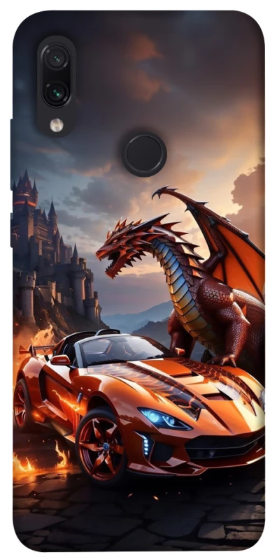 Чохол на Xiaomi Redmi Note 7 / Note 7 Pro / Note 7s Сar and dragon фото 1 з 1