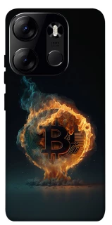 Чехол на Tecno Spark Go 2023 Fire Bitcoin фото 1 из 1