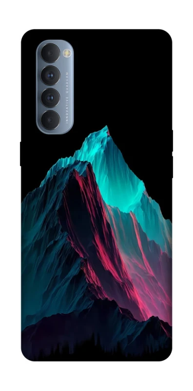 Чехол на Oppo Reno 4 Pro Neon mountains фото 1 из 1