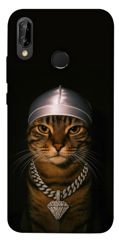 Чохол на Huawei P20 Lite Cat in Bling фото 1 Чохол на Huawei P20 Lite Cat in Bling фото 1 з 1