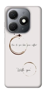Чехол на TECNO Spark 20 Coffee with you фото 1 из 1