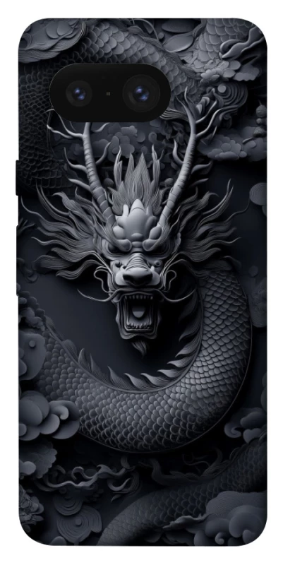 Чохол на Google Pixel 8 black dragon фото 1 з 1