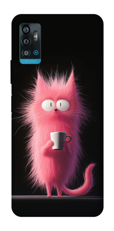 Чехол на ZTE Blade A71 Розовый котёнок фото 1 из 1