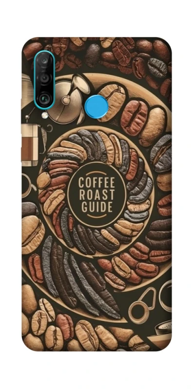 Чохол на Huawei P30 lite Coffee roast guide фото 1 з 1
