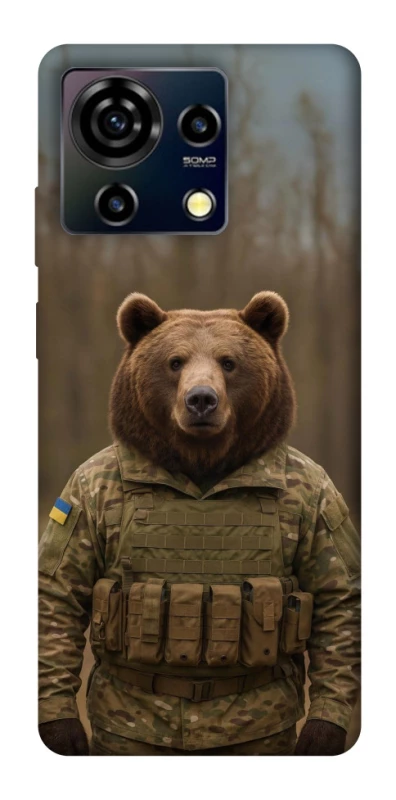Чохол на ZTE Blade V50 Vita Ведмідь захисник фото 1 з 1