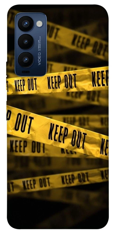 Чехол на TECNO Camon 18 keep out фото 1 из 1