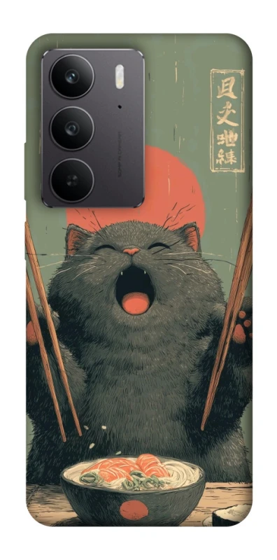 Чохол на Realme C75 Hungry Cat фото 1 з 1